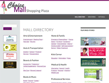 Tablet Screenshot of choicemall.com